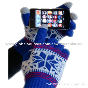 Boxi-High quality Touch Screen Acrylic Magic Gloves for iPhone and Other Smartphones, Colorful